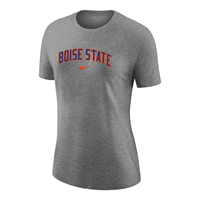 Image of BOISE STATE WOMEN TEE WORDMARK -  heathergray